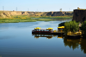 宁夏水洞沟人类史前文明考察遗址