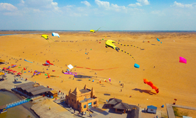 宁夏沙湖杯国际旅游风筝节