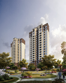 小区园林景观效果图图片