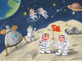 创意卡通插画图案