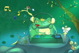 创意卡通插画图案