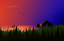 创意卡通插画图案