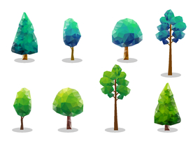 卡通树