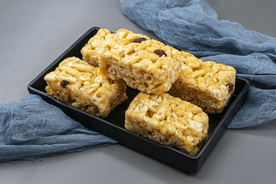 沙琪玛美食零食背景海报素材