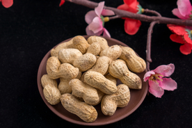 花生零食美食背景海报素材