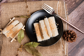 滋粑美食食材背景海报素材