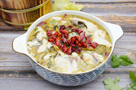 酸菜鱼美食零食背景海报素材