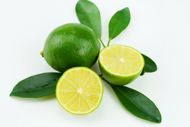 青柠水果果实背景海报素材