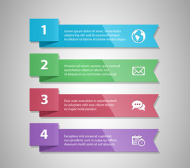 信息图模板 流程