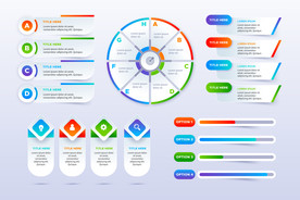 信息图模板 流程