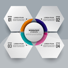 信息图模板 流程