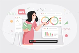 人物插图 扁平办公矢量