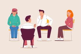 人物插图 扁平办公矢量