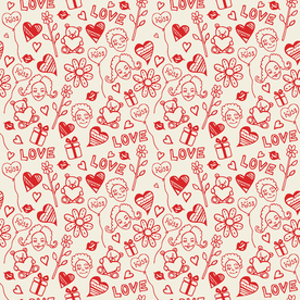 无缝爱心底纹
