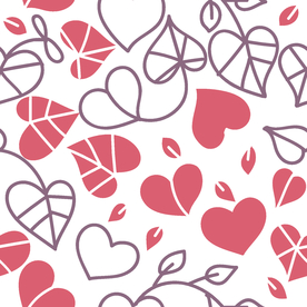 无缝爱心底纹