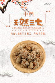 名贵中药三七海报