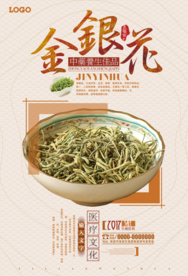 金银花中药中医海报