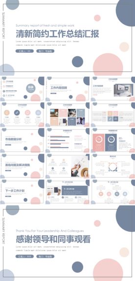 市场部工作汇报模板