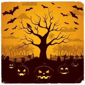 万圣节 鬼怪 蝙蝠