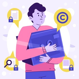 人物插图 扁平办公矢量