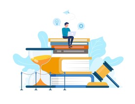 人物插图 扁平办公矢量