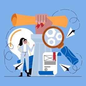 人物插图 扁平办公矢量