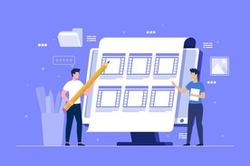 人物插图 扁平办公矢量