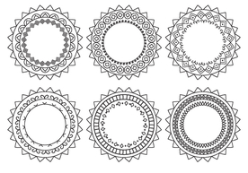 花边图案