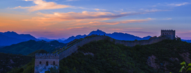 长城夜景