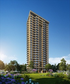 小区别墅洋房园林景观效果图图片