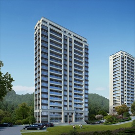 小区别墅洋房园林景观效果图图片