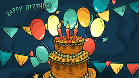 生日插画