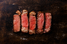 牛排牛肉美食食材背景海报素材