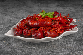 小龙虾美食食材背景海报素材