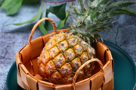 菠萝水果果实背景海报素材