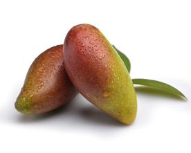 芒果水果果实背景海报素材