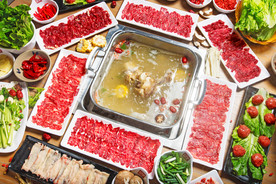 涮牛肉 涮菜 火锅 火锅涮菜