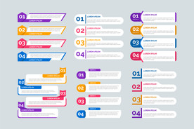 信息图模板 流程