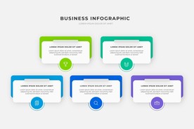 信息图模板 流程