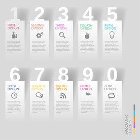 信息图模板 流程