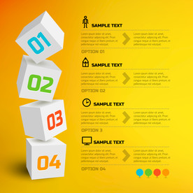 信息图模板 流程