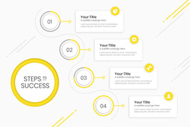 信息图模板 流程