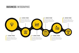 信息图模板 流程