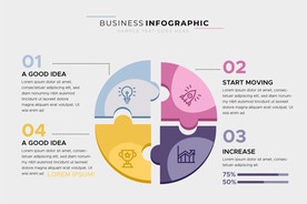信息图模板 流程