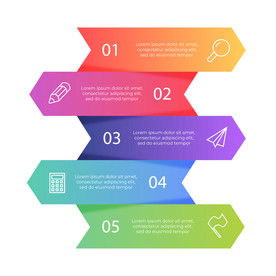 信息图模板 流程