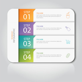 信息图模板 流程