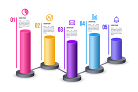 信息图模板 流程