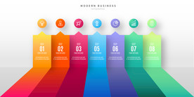 信息图模板 流程