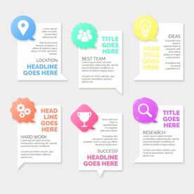 信息图模板 流程