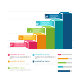 信息图模板 流程